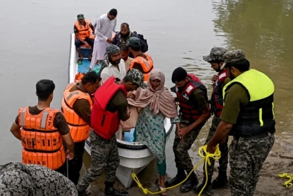 باكستان...إجلاء 25 ألف شخص  خشية فيضانات جديدة في البنجاب