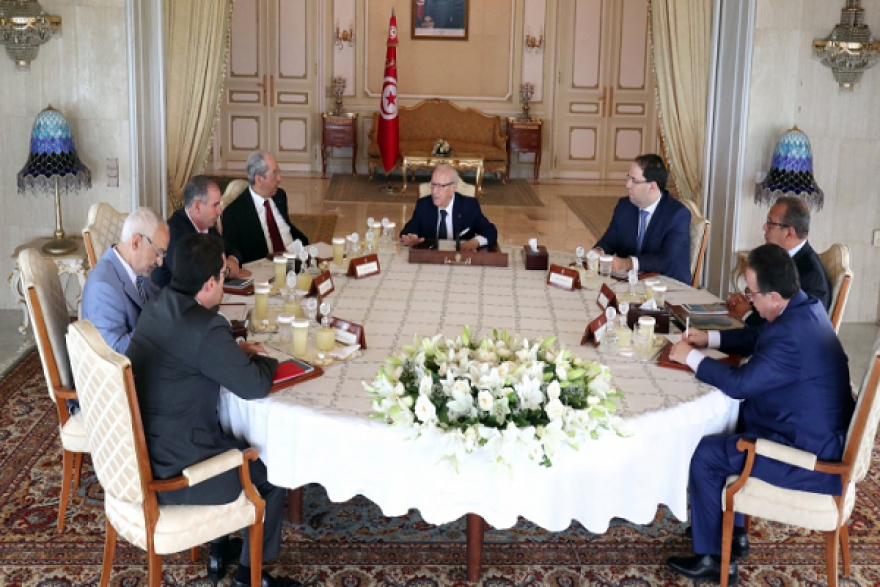 اجتماع قرطاج...السبسي : مستعد نسخر وقتي وصحتي وصداقاتي من أجل تونس (فيديو)