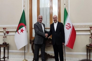 رئيس البرلمان الجزائري يبحث مع نظيره الايراني مستقبل العلاقات الثنائية