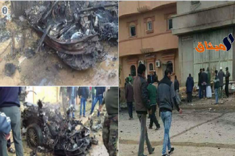 ليبيا:تفجير سيارة مفخخة في مدينة سلوق