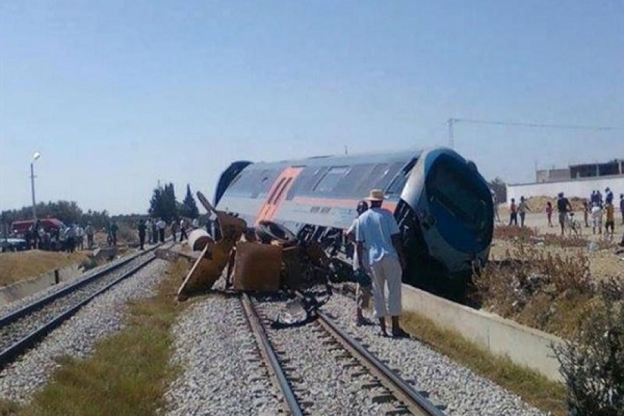 جمّال: انقلاب قطار قادم من قابس في اتجاه العاصمة