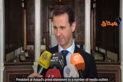 بشّار الأسد: اتهام دمشق باستخدام الكيميائي ذريعة لضرب الجيش السوري