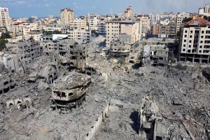 حـ.ـمـ.ـاس: الاحتلال الصـ.ـهـ.ـيوني قصف غزة بـ35 ألف طن من المتفجرات ما يفوق قنبلة نووية