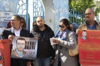 صحفيي تونس يتضامنون مع محمد القيق‬