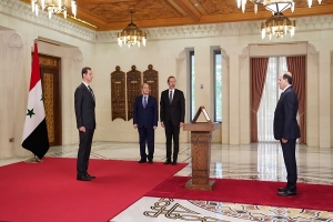 سفير سوريا بتونس يؤدي اليمين أمام بشار الأسد