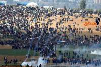 استشهاد 5 فلسطينيين وجرح أكثر من 350 آخرين في مواجهات يوم الأرض