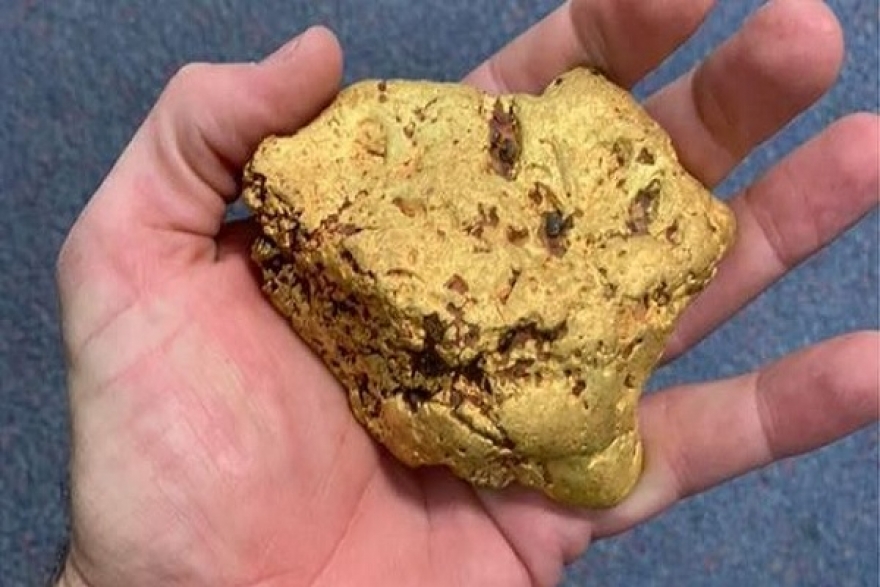 استراليا...محظوظ يعثر على صخرة ضخمة مليئة بالذهب