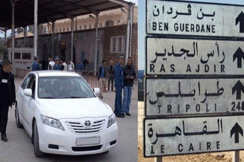 بنقردان: حتجاجات بساحة المغرب العربي بعد منع للتجار التونسيين من المرور نحو ليبيا