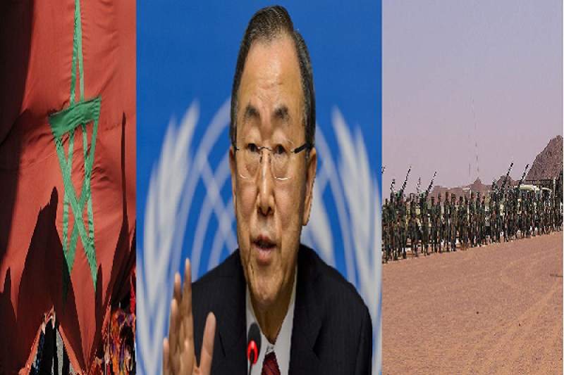 بان كي مون يعتزم إحياء المفاوضات بشأن الصحراء الغربية بين البوليساريو والمغرب