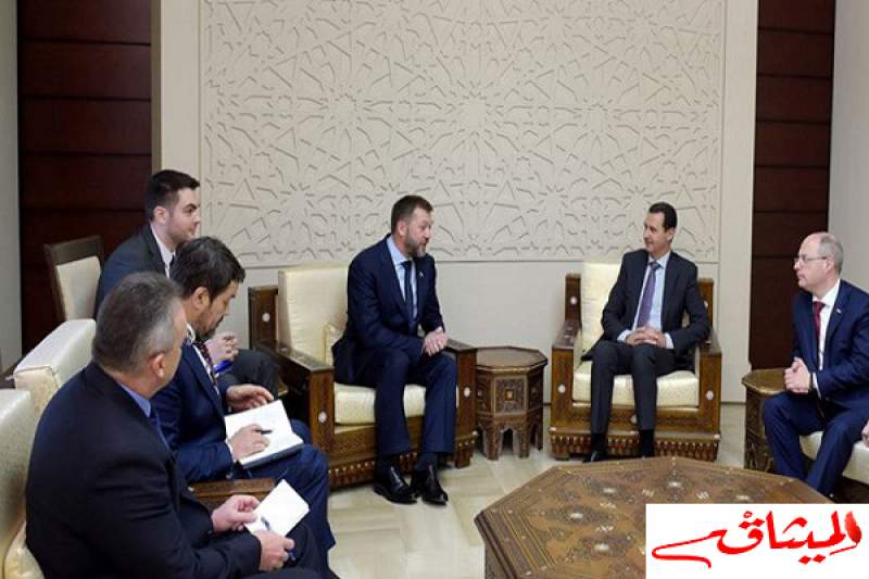 رئيس الوفد البرلماني الروسي: الأسد أكد استعداده لإجراء مفاوضات مباشرة مع المعارضة