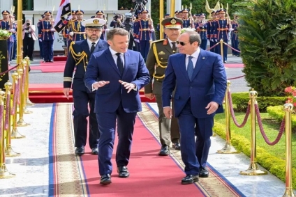 ماكرون والسيسي يشددان على رفضهما تهجير الفلسطينيين