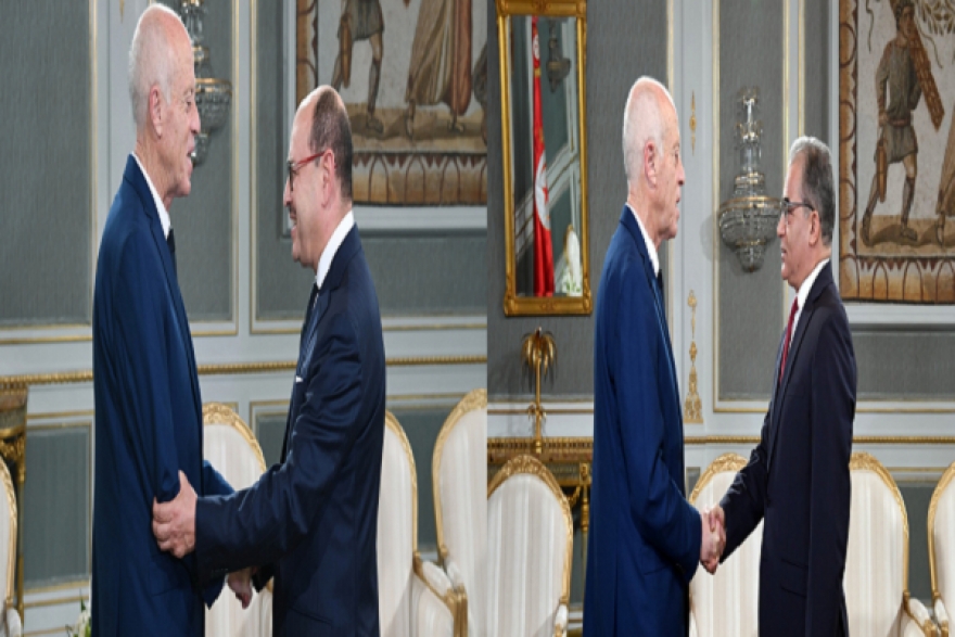 قيس سعيّد يلتقي لطفي المرايحي و محسن مرزوق