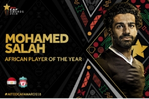 محمد صلاح أفضل لاعب في افريقيا
