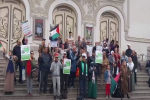 العاصمة...جمعية أنصار فلسطين تنظم وقفتها التضامنية مع أهالي غزة (فيديو)