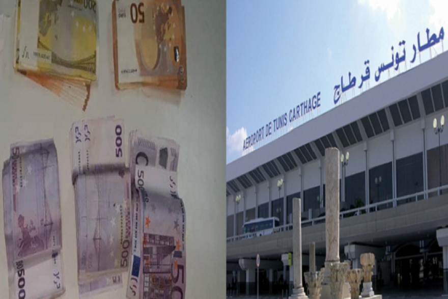 إحباط تهريب 50 ألف أورو بمطار قرطاج