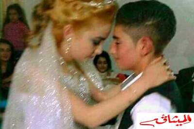 صور:أصغر عروسين في السويداء السورية!