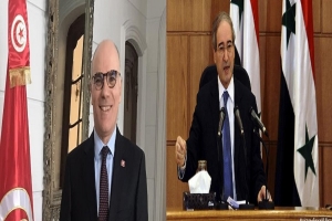 عودة العلاقات بين تونس و سوريا محور مكالمة هاتفية بين عمّار و المقداد