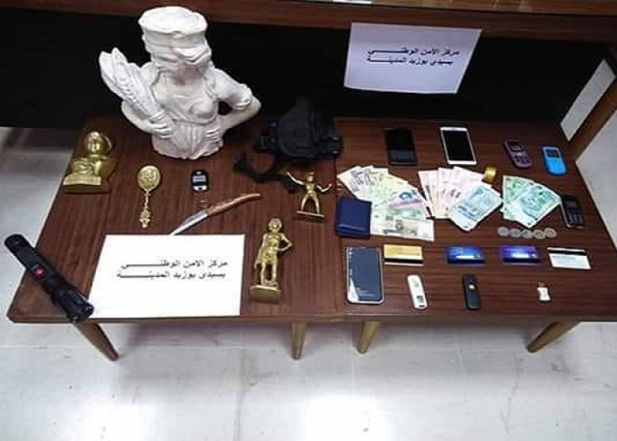 سيدي بوزيد:إيقاف شخص بحوزته  قطع أثرية 
