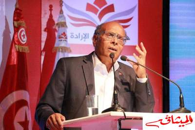 انتخاب منصف المرزوقي رئيسا لحراك تونس الإرادة