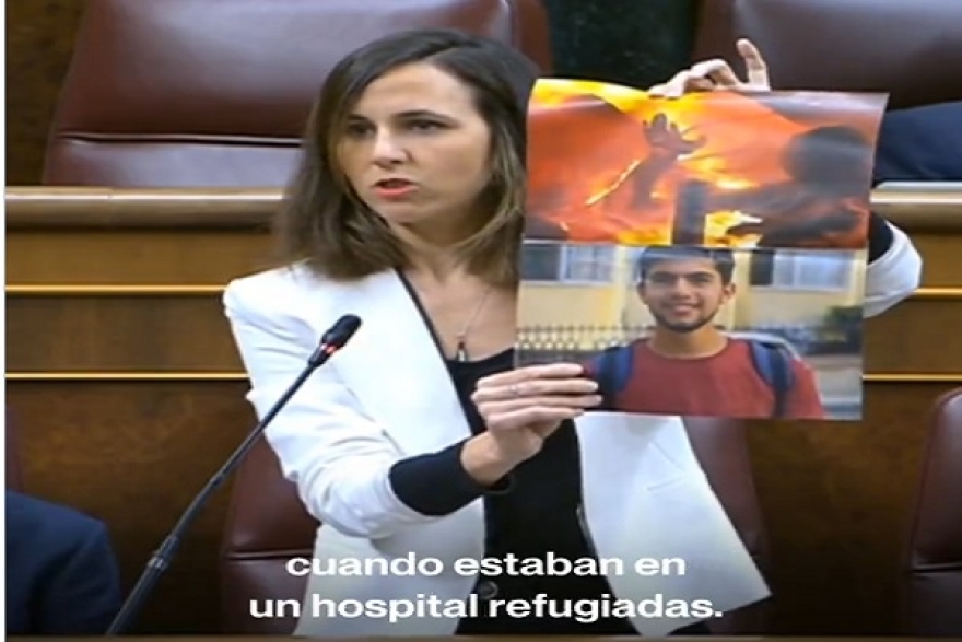 زعيمة حزب "بوديموس" الإسباني تقارن حرق الكيان الصهيوني لفلسطينيين أحياء بغرف الغاز النازية