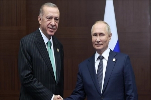 أردوغان يؤكد لبوتين استعداد تركيا للوساطة بين روسيا وأوكرانيا