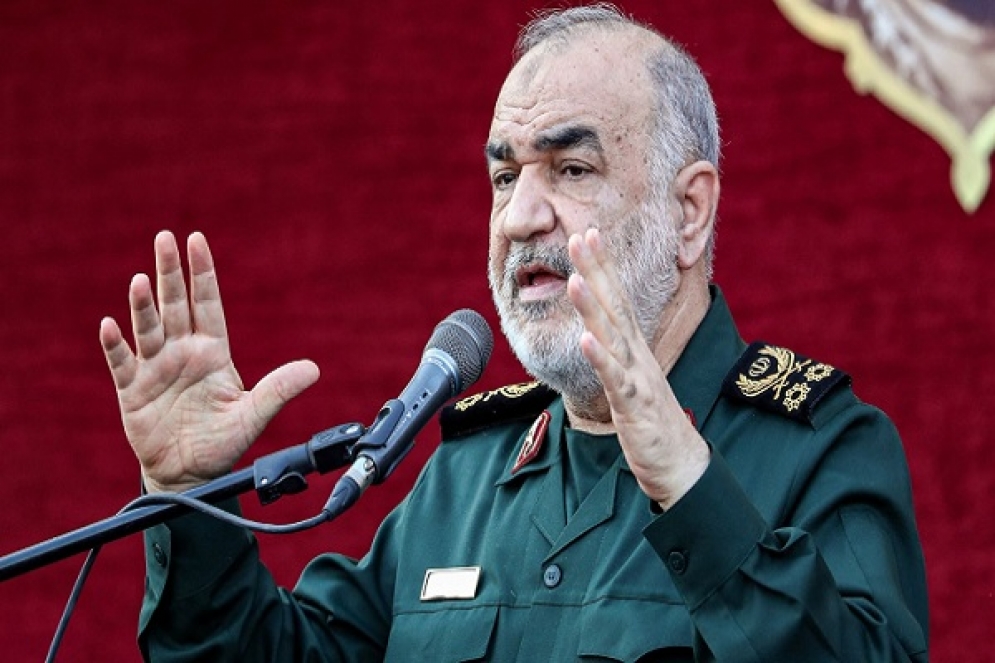 قائد الحرس الثوري الإيراني: &#039;&#039;إذا أقدم الصهاينة على هجوم بري في غـ.ـزة فسيدفنون فيها&#039;&#039;