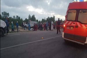 القصرين: إصابة 18عاملة فلاحية في حادث مرور (صور)