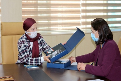 وزيرة العدل &nbsp;تلتقي برئيسة الهيئة الوطنية لمكافحة الاتجار بالأشخاص