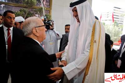 "تونس 2020":رئيس الجمهوريو يستقبل أمير دولة قطر