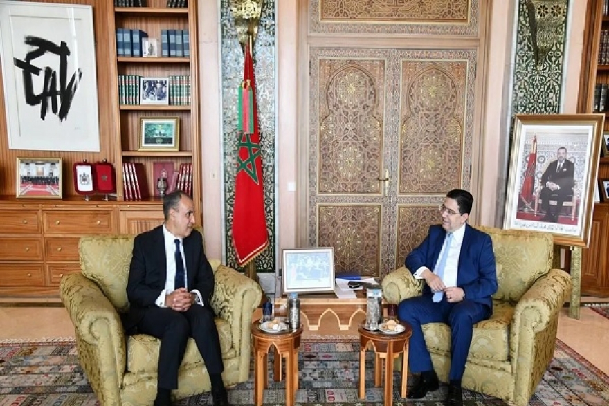 ملك المغرب يتسلم رسالة من الرئيس المصري