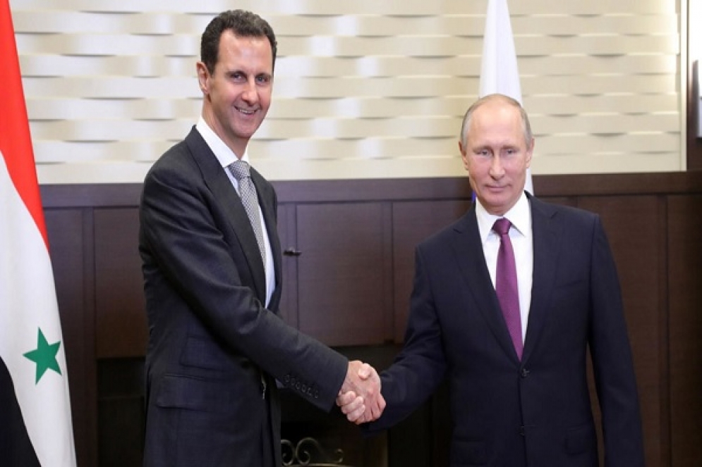 الرئيس الروسي يصل دمشق ويلتقي الأسد