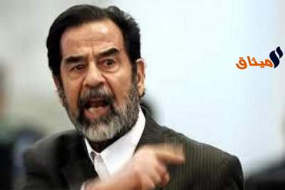 عبارة عن صدام حسين تتسبب في استنفار أجهزة الأمن الكويتية!