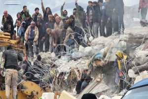 المرصد السوري: ارتفاع حصيلة ضحايا الزلزال إلى 1621 في عموم مناطق سوريا
