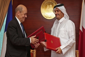 قطر وفرنسا توقعان اتفاق &quot;حوار استراتيجي&quot; يشمل سوريا