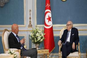    رئيس الجمهورية يستقبل رئيس الهيئة السياسية لحركة نداء تونس