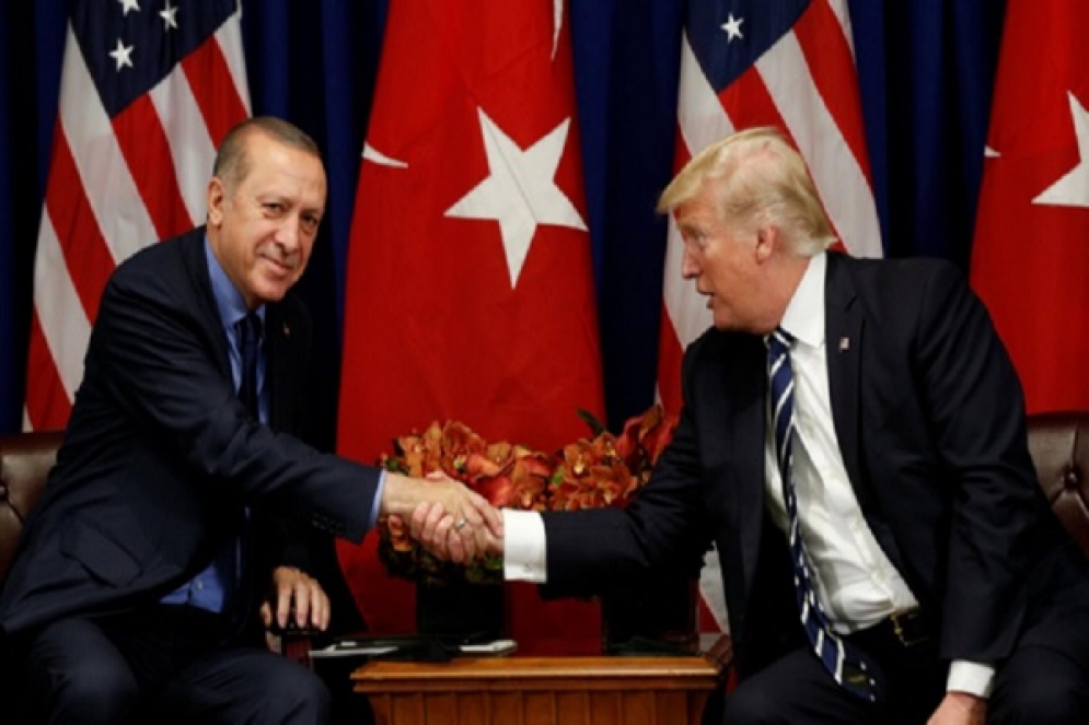 أردوغان وترامب يبحثان التطورات الإقليمية