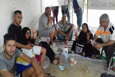 لليوم الثاني على التوالي:أهالي موقوفي البطان يعتصمون