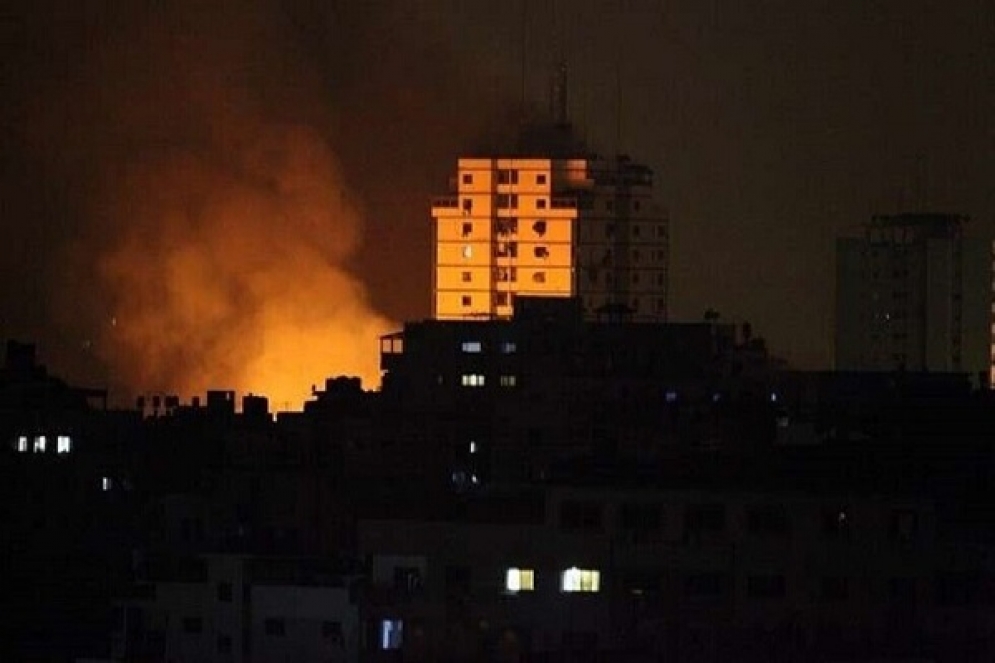 قصف صهيوني عنيف على غزة
