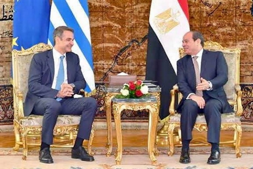 السيسي و رئيس الوزراء اليوناني يبحثان  تطورات الأوضاع في ليبيا