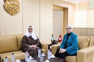 التعاون القانوني والقضائي بين تونس والإمارات محور لقاء العدل بالسفيرة الإماراتية