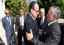 العديد من الشخصيات يتوافدون على مقر اقامة الرئيس الراحل 