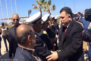 وصول المجلس الرئاسي الليبي إلى طرابلس &quot;بحرا&quot;