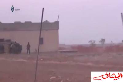 فيديو:داعشي يفجر نفسه بالخطأ في سوريا
