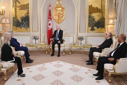 سعيّد يتسلم أوراق اعتماد سفيري تركيا إيران بتونس