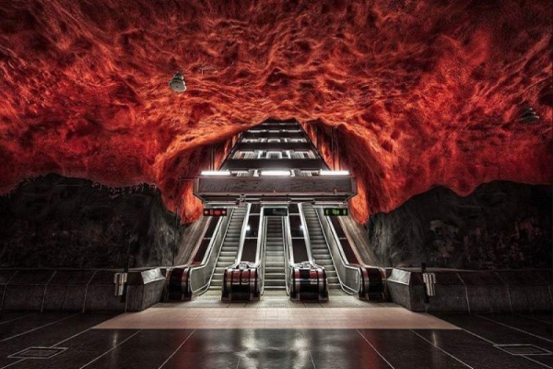 بالصور:أجمل محطات المترو في العالم