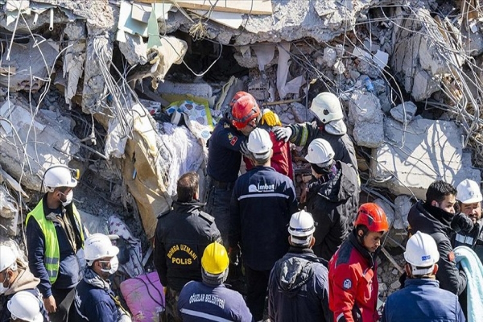 إنقاذ شخص في ولاية هطاي التركية بعد 278 ساعة من الزلزال