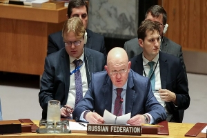 المندوب الروسي بمجلس الأمن: الأسلحة الغربية التي تم توريدها لأوكرانيا باتت تظهر في أفريقيا وأوروبا
