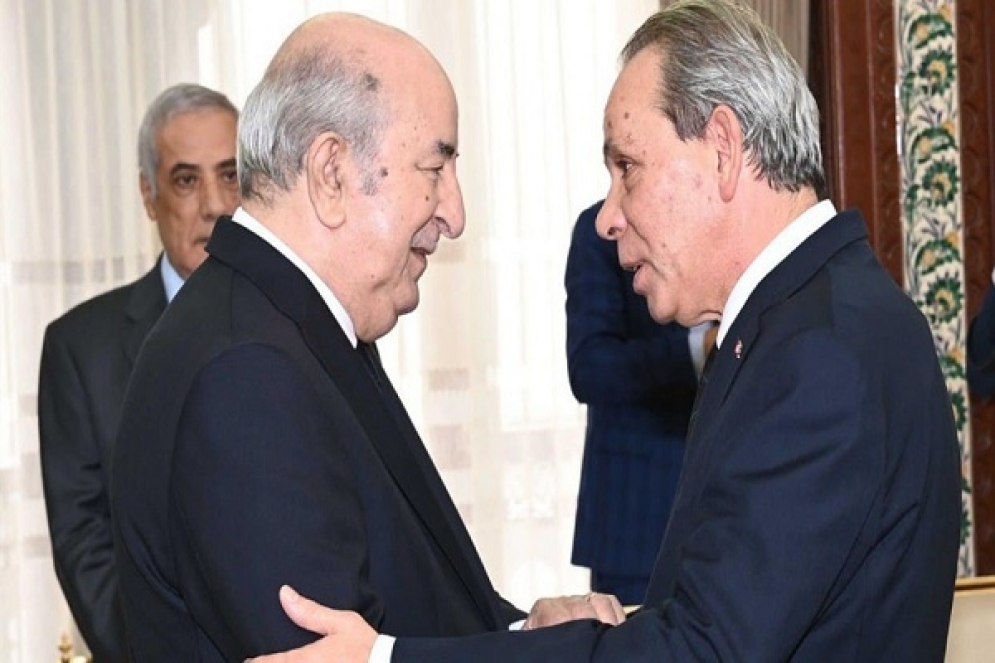 الرئيس الجزائري يستقبل أحمد الحشاني