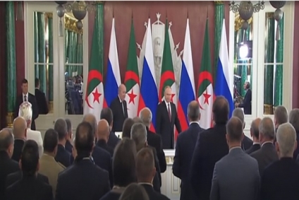 توقيع &quot;إعلان الشراكة العميقة&quot; بين روسيا والجزائر