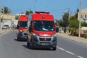 سليانة... 9 جرحى في حادث اصطدام بين سيارة خفيفة وسيارة أجرة